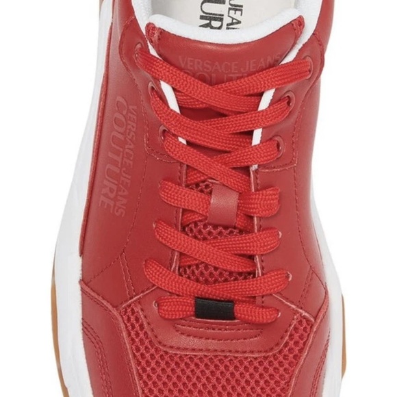 Versace Jeans Couture Fondo Fire 1 Red Men's Sneakers - Picture 8 of 9